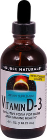 Source Naturals Vitamin D-3 Liquid -- 4 fl oz
