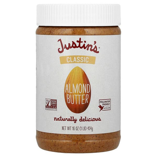 <img alt="Justins Nut Butter, Classic Almond Butter, 16 oz (454 g)" title="Justins Nut Butter, Classic Almond Butter, 16 oz (454 g),894455000315"