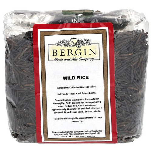<img alt="Bergin Fruit and Nut Company, Wild Rice, 16 oz (454 g)" title="Bergin Fruit and Nut Company, Wild Rice, 16 oz (454 g),020526072688"