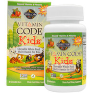 Garden of Life, Vitamin Code, Kids, Chewable Whole Food Multivitamin for Kids, Cherry Berry, 30 Chewable Bears