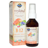 Garden of Life, MyKind Organics, B-12 Organic Spray, Raspberry, 2 oz (58 ml)