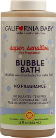 California Baby, Super Sensitive Bubble Bath No Fragrance - 13 fl oz