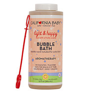 California Baby, Bubble Bath Light and Happy Tangerine - 13 fl oz