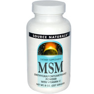 Source Naturals, MSM (Methylsulfonylmethane) Powder, with Vitamin C, 8 oz (227 g)