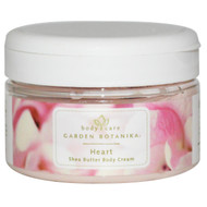 Garden Botanika, Heart Shea Butter Body Cream, 4 oz (113 g)