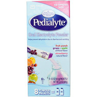 Pedialyte, Oral Electrolyte Powder, Variety Pack, 8 Powder Packets, 0.3 oz (8.5 g)  Each (Discontinued Item)