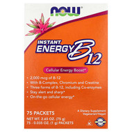 <img alt="NOW Foods, Instant Energy B12, 75 Packets, 0.035 oz (1 g) Each" title="NOW Foods, Instant Energy B12, 75 Packets, 0.035 oz (1 g) Each,733739004970"
