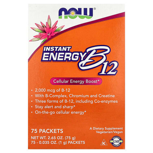 <img alt="NOW Foods, Instant Energy B12, 75 Packets, 0.035 oz (1 g) Each" title="NOW Foods, Instant Energy B12, 75 Packets, 0.035 oz (1 g) Each,733739004970"