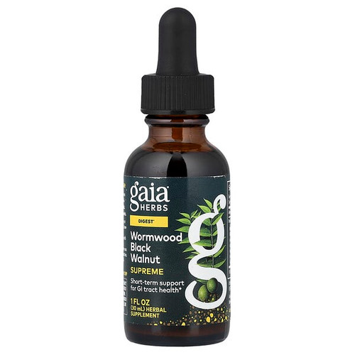 <img alt="Gaia Herbs, Wormwood Black Walnut Supreme, 1 fl oz (30 ml)" title="Gaia Herbs, Wormwood Black Walnut Supreme, 1 fl oz (30 ml),751063340007"