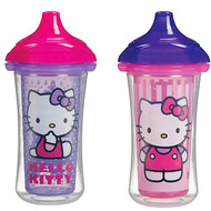 Munchkin, Hello Kitty, Insulated Sippy Cups, 2 Cups, 9 oz (266 ml) Each