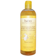 Babo Botanicals, Moisturizing Baby Bubble Bath & Wash, Oatmilk Calendula, 15 fl oz (450 ml)