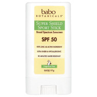 <img alt="Babo Botanicals, Super Shield Sport Stick, SPF 50, Fragrance Free, 0.6 oz (17 g)" title="Babo Botanicals, Super Shield Sport Stick, SPF 50, Fragrance Free, 0.6 oz (17 g),899248002194"