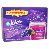 Emergen-C, Kids, Grape, 30 Packets, 9.4 g Each
