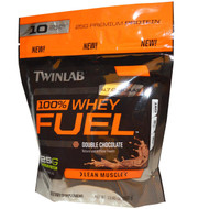 Twinlab, 100% Whey Fuel, Double Chocolate, 13.40 oz (380 g)