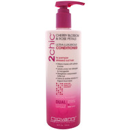 Giovanni, 2chic, Ultra-Luxurious Conditioner, to Pamper Stressed Out Hair, Cherry Blossom & Rose Petals, 24 fl oz (710 ml)