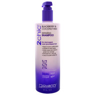 Giovanni, 2chic, Repairing Shampoo, for Damaged, Over Processed Hair, Blackberry & Coconut Milk, 24 fl oz (710 ml)