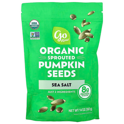 <img alt="Go Raw, Organic Sprouted Pumpkin Seeds, Sea Salt, 14 oz (397 g)" title="Go Raw, Organic Sprouted Pumpkin Seeds, Sea Salt, 14 oz (397 g),859888000127"