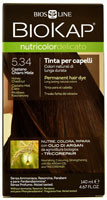 Biokap Nutricolor Delicato Permanent Hair Dye 5.34 Honey Chestnut -- 4.67 fl oz