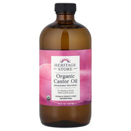 <img alt="Heritage Store, Organic Castor Oil, 16 fl oz (473 ml)" title="Heritage Store, Organic Castor Oil, 16 fl oz (473 ml),076970221219"