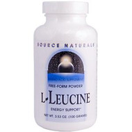 Source Naturals Free-Form L-Leucine -- 3.53 oz