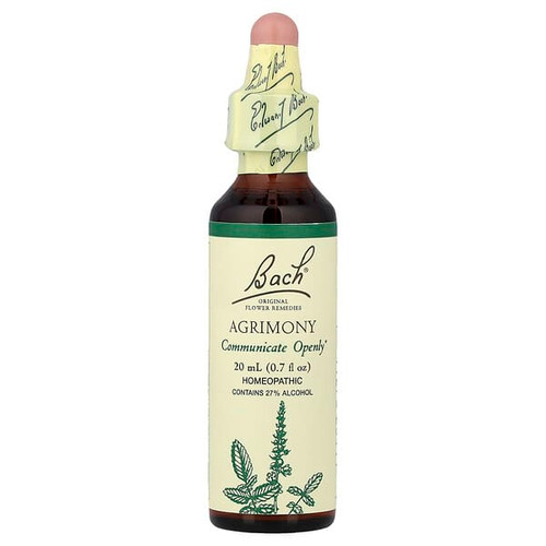 <img alt="Bach, Original Flower Remedies, Agrimony, 0.7 fl oz (20 ml)" title="Bach, Original Flower Remedies, Agrimony, 0.7 fl oz (20 ml),741273204114"