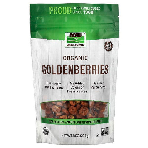 <img alt="NOW Foods, Real Food, Organic Goldenberries, 8 oz (227 g)" title="NOW Foods, Real Food, Organic Goldenberries, 8 oz (227 g),733739056986"