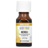 <img alt="Aura Cacia, Pure Essential Oil In Jojoba Oil, Neroli, 0.5 fl oz (15 ml)" title="Aura Cacia, Pure Essential Oil In Jojoba Oil, Neroli, 0.5 fl oz (15 ml),051381912291"