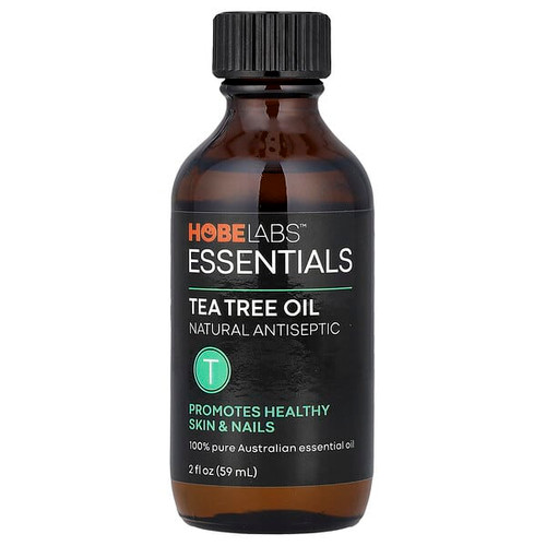 <img alt="Hobe Labs, Essentials, Tea Tree Oil, 2 fl oz (59 ml)" title="Hobe Labs, Essentials, Tea Tree Oil, 2 fl oz (59 ml),076791010207"