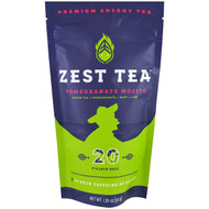 Zest Tea LLZ, Premium Energy Tea, Pomegranate Mojito, 20 Pyramid Bags, 1.76 oz (50 g)