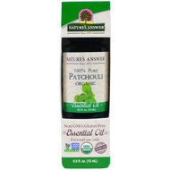 Natures Answer, Organic 100% Pure Essential Oil, Patchouli , 0.5 fl oz (15 ml)