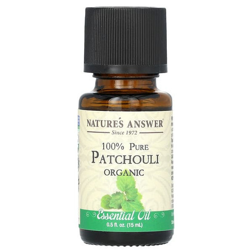 <img alt="Natures Answer, 100% Pure Organic Essential Oil, Patchouli, 0.5 fl oz (15 ml)" title="Natures Answer, 100% Pure Organic Essential Oil, Patchouli, 0.5 fl oz (15 ml),083000266607"