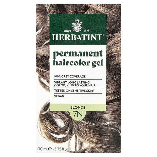 <img alt="Herbatint, Permanent Haircolor Gel, 7N Blonde, 5.75 fl oz (170 ml)" title="Herbatint, Permanent Haircolor Gel, 7N Blonde, 5.75 fl oz (170 ml),666248001065"
