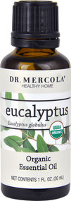 Dr. Mercola Healthy Home Organic Essential Oil Eucalyptus - 1 fl oz