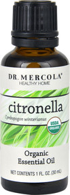 Dr. Mercola Healthy Home Organic Essential Oil Citronella -- 1 fl oz