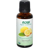 Now Foods, Organic Essential Oils, Lemon, 1 fl oz (30 ml)