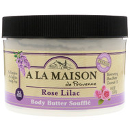 A La Maison de Provence, Body Butter Souffle, Rose Lilac, 8 oz (227 g)