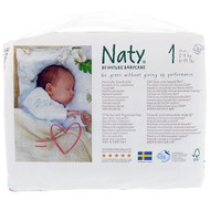 Naty, Diapers, Size 1, 4-11 lbs (2-5, 26 Diapers