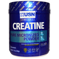 USN, Creatine, Pure Micronized Powder, Unflavored, 1.1 lbs (500 g)