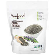 <img alt="Sunfood, Raw Organic Chia Seeds, 1 lb (454 g)" title="Sunfood, Raw Organic Chia Seeds, 1 lb (454 g),803813100215"
