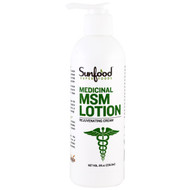 Sunfood, Medicinal MSM Lotion, Rejuvenating Cream, 8 fl oz (236.6 ml)