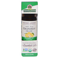 Natures Answer Organic Essential Oil Grapefruit -- 0.5 fl oz