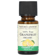 <img alt="Natures Answer, 100% Pure Organic Essential Oil, Grapefruit, 0.5 fl oz (15 ml)" title="Natures Answer, 100% Pure Organic Essential Oil, Grapefruit, 0.5 fl oz (15 ml),083000266355"