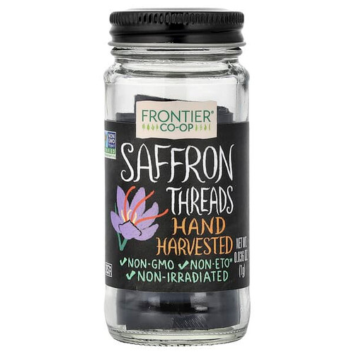 <img alt="Frontier Co-op, Saffron Threads, Hand Harvested, 0.036 oz (1 g)" title="Frontier Co-op, Saffron Threads, Hand Harvested, 0.036 oz (1 g),089836184016"