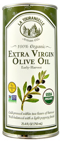 La Tourangelle, 100% Organic Extra Virgin Olive Oil, 25.4 fl oz (750 ml)