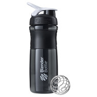 Blender Bottle, BlenderBottle, SportMixer Tritan Grip, Black/White, 28 oz