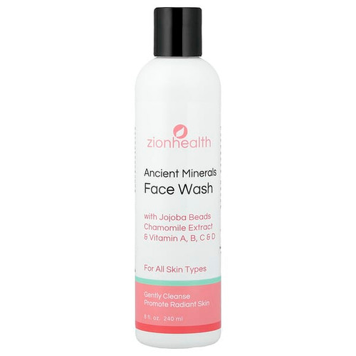 <img alt="Zion Health, Ancient Minerals Face Wash, For All Skin Types, 8 fl oz (240 ml)" title="Zion Health, Ancient Minerals Face Wash, For All Skin Types, 8 fl oz (240 ml),093141100753"