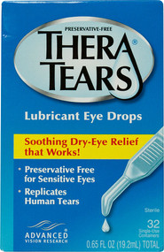 TheraTears Nutrition, Lubricant Eye Drops - 32 Single-Use Containers