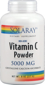 Solaray Buffered Vitamin C Powder -- 5000 mg - 8 oz