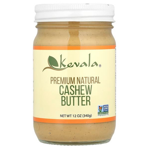 <img alt="Kevala, Premium Natural Cashew Butter, 12 oz (340 g)" title="Kevala, Premium Natural Cashew Butter, 12 oz (340 g),816536011195"