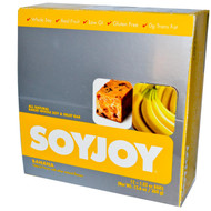 SoyJoy, All Natural Baked Whole Soy & Fruit Bar, Banana, 12 Bars, 1.05 oz (30 g) Each